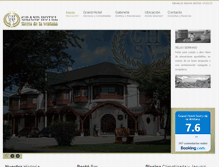 Tablet Screenshot of grandhotelsierradelaventana.com